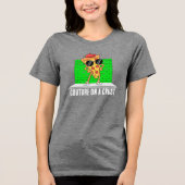 面白いピザ トライブレンドＴシャツ (正面)