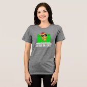 面白いピザ トライブレンドＴシャツ (正面全面)