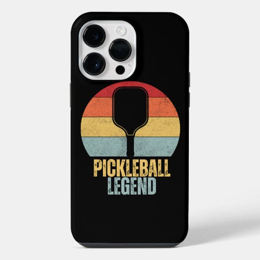 面白いピックルボール伝説 iPhoneケース (裏面)