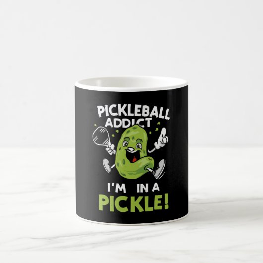 面白いピックルボール コーヒーマグカップ (中央)