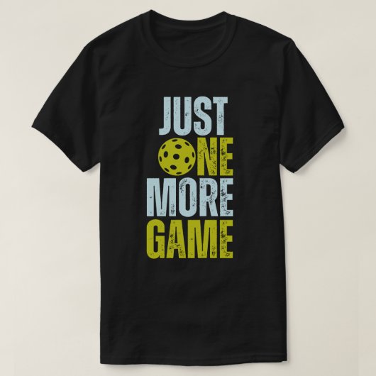 面白いピックルボール メンズTシャツ Tシャツ (デザイン正面)