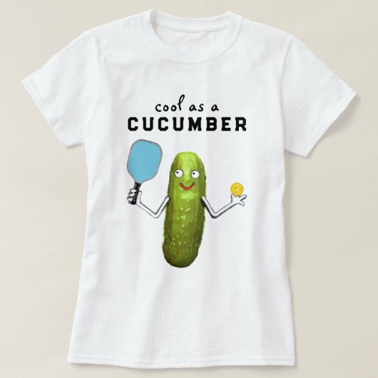 面白いピックルボール Tシャツ (デザイン正面)