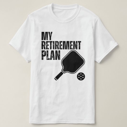 面白いピックルボールTシャツ Tシャツ (デザイン正面)