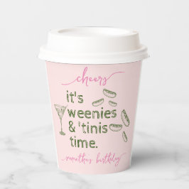 面白いピンクのウィニー＆ティニス マルティーニ バースデーパーティー 紙コップ