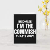 面白いファンタジーフットボールコミッショナーだって カード (黄色い花)