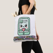 面白いフィクションキャラ愛好家グッズ トートバッグ (クローズアップ)