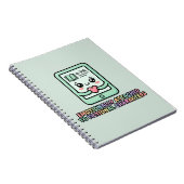 面白いフィクションキャラ愛好家グッズ ノートブック (右側)