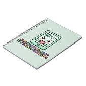 面白いフィクションキャラ愛好家グッズ ノートブック (左側)