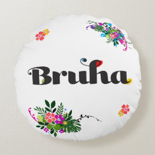 面白いフィリピン人Bruhaボヘミアンラウンドピロー(ピンク) ラウンドクッション