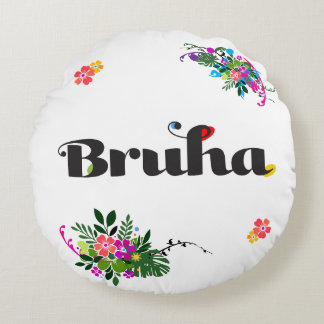 面白いフィリピン人Bruhaボヘミアンラウンドピロー(ピンク) ラウンドクッション