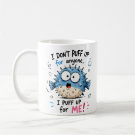 面白いフグの子供用Tシャツ | 自分のために膨らむよ コーヒーマグカップ