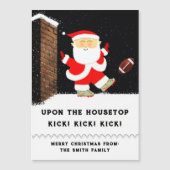 面白いフットボール クリスマスカード (正面)