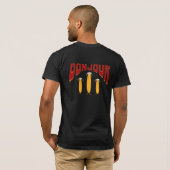 面白いフランスパン Tシャツ (裏面フル)