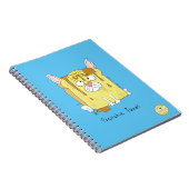 面白いフレンチブルドッグ フレンチィ かわいい犬の漫画 ノートブック (右側)