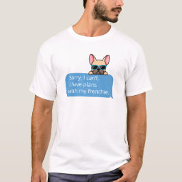面白いフレンチブルドッグTシャツ Tシャツ
