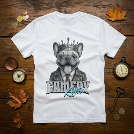 面白いフレンチブルドッグTシャツ Tシャツ