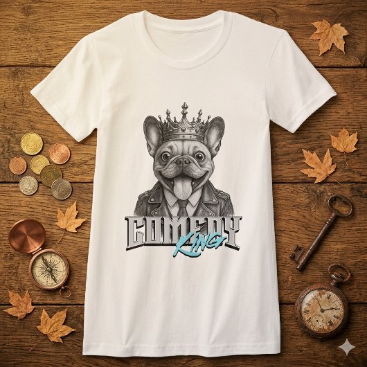 面白いフレンチブルドッグTシャツ Tシャツ