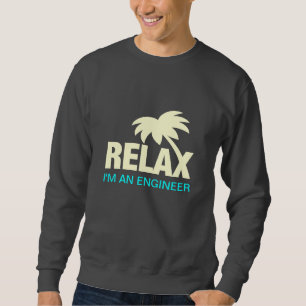 面白いフレーズの入ったエンジニア向けクールTシャツ スウェットシャツ