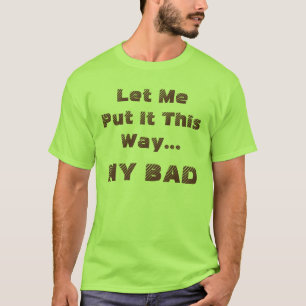 面白いフレーズ 私のせい 面白い Tシャツ