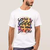 面白いフレーズ Tシャツ (正面)