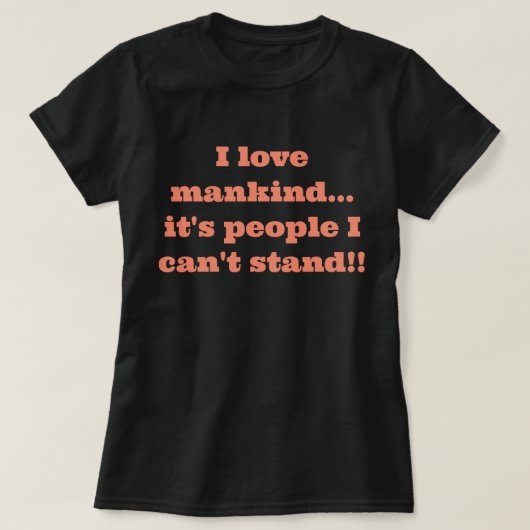 面白いフレーズTシャツ Tシャツ (デザイン正面)
