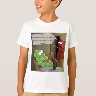 面白いブドウ離婚 Tシャツ