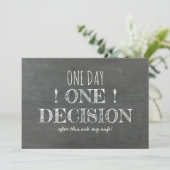 面白いブライズマンまたはベストマンの提案 招待状 (スタンド正面)