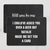 面白いブライズマン提案のカスタマイズカード 招待状 (正面/裏面)