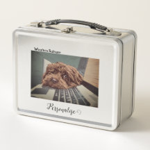 面白いブラウン犬のコンピューターケース ペットスーツケース