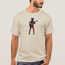 面白いブラックラブ・ロックスターミニットシャツ Tシャツ