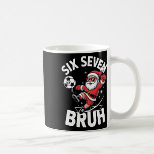 面白いブラッサッカーサンタ67ミームクリスマスXmasパジャマ コーヒーマグカップ