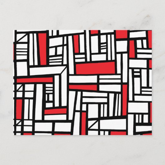 面白いブリリアントカラフルクール ポストカード (正面)