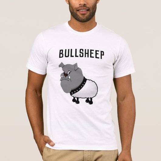 面白いブルシープのTシャツ Tシャツ (正面)