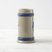 面白いブルーマーリン釣り ビールジョッキ (中央)