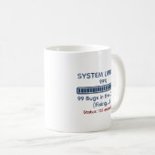 面白いプログラマコーディング コーヒーマグカップ (正面右)