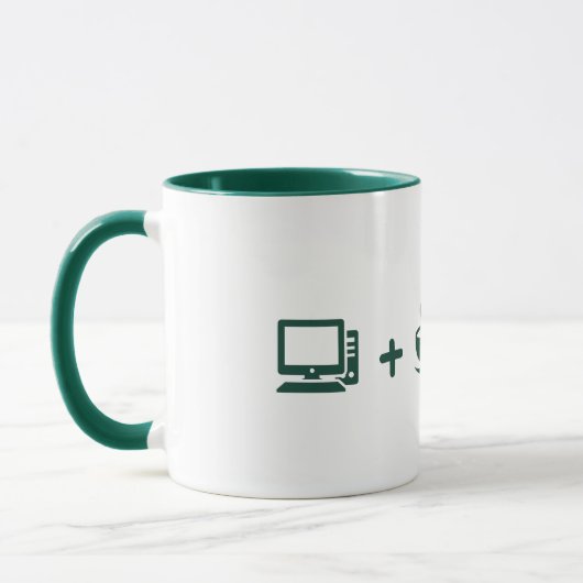 面白いプログラマコードコーヒーマグ - ソフトウェアエンジニア マグカップ (左)