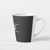 面白いプログラマーデバッグのユーモア カフェラテマグ (右)