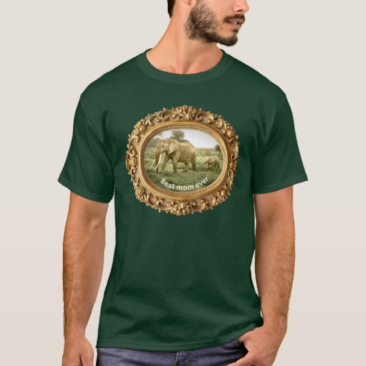 面白いベストママ Tシャツ (正面)