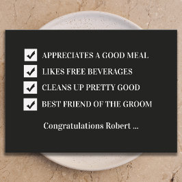 面白いベストマン依頼のデジタルカード 招待状