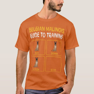 面白いベルジアン・マリノアのトレーニングガイド 服従トレーニング Tシャツ