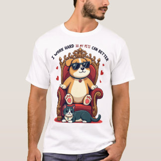 面白いペット愛好者Tシャツ Tシャツ