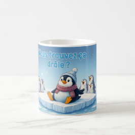 面白いペンギンの瞬間 コーヒーマグカップ