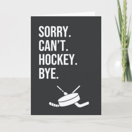 面白いホッケーカード ネット少年 カナダ ゴールキーパー 水彩画 カード