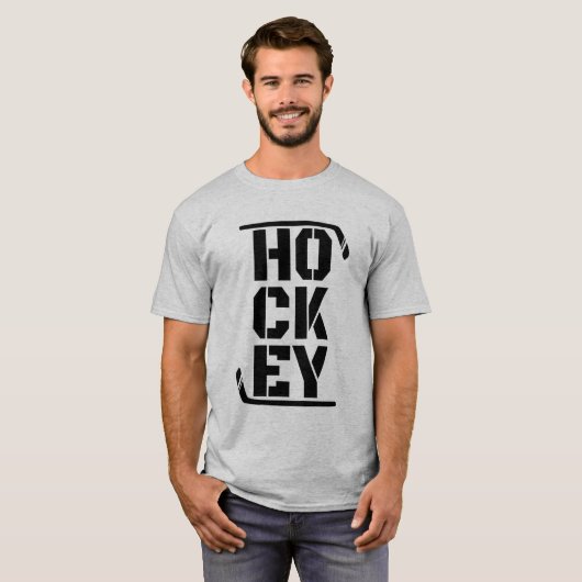 面白いホッケー Tシャツ (正面フル)
