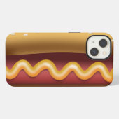 面白いホットドッグの携帯ケース iPhoneケース (裏面横)