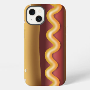 面白いホットドッグの携帯ケース iPhone 13ケース