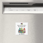 面白いホットミンスパイジョーク マグネット (インサイチュ (食洗機))