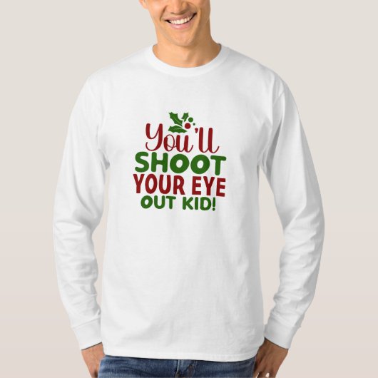 面白いホリデークォートTシャツ Tシャツ (正面)
