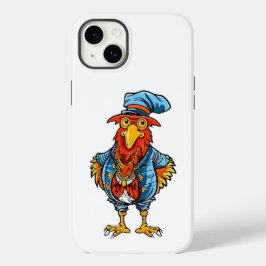 面白いボスのような漫画の雄鶏 Case-Mate iPhone 14 PLUSケース