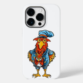 面白いボスのような漫画の雄鶏 Case-Mate iPhone 14 PROケース